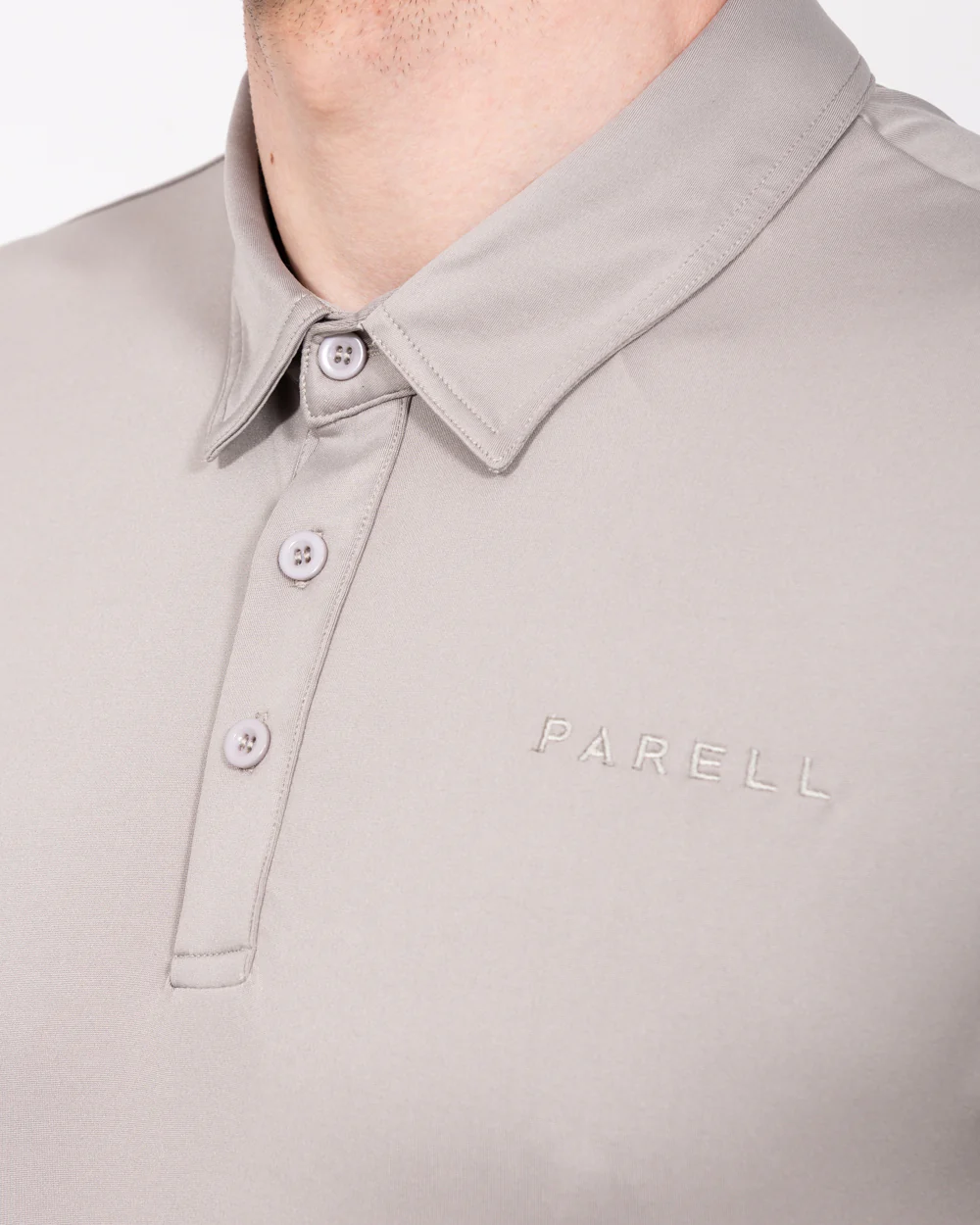 Parell Active Tall Golf Polo Shirt (grey) - Image 3