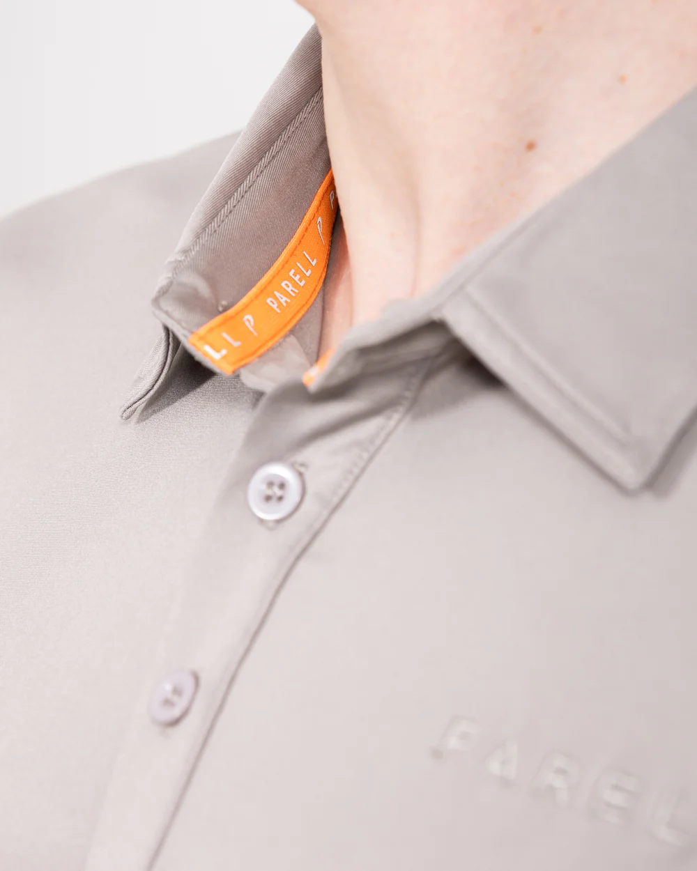 Parell Active Tall Golf Polo Shirt (grey) - Image 5