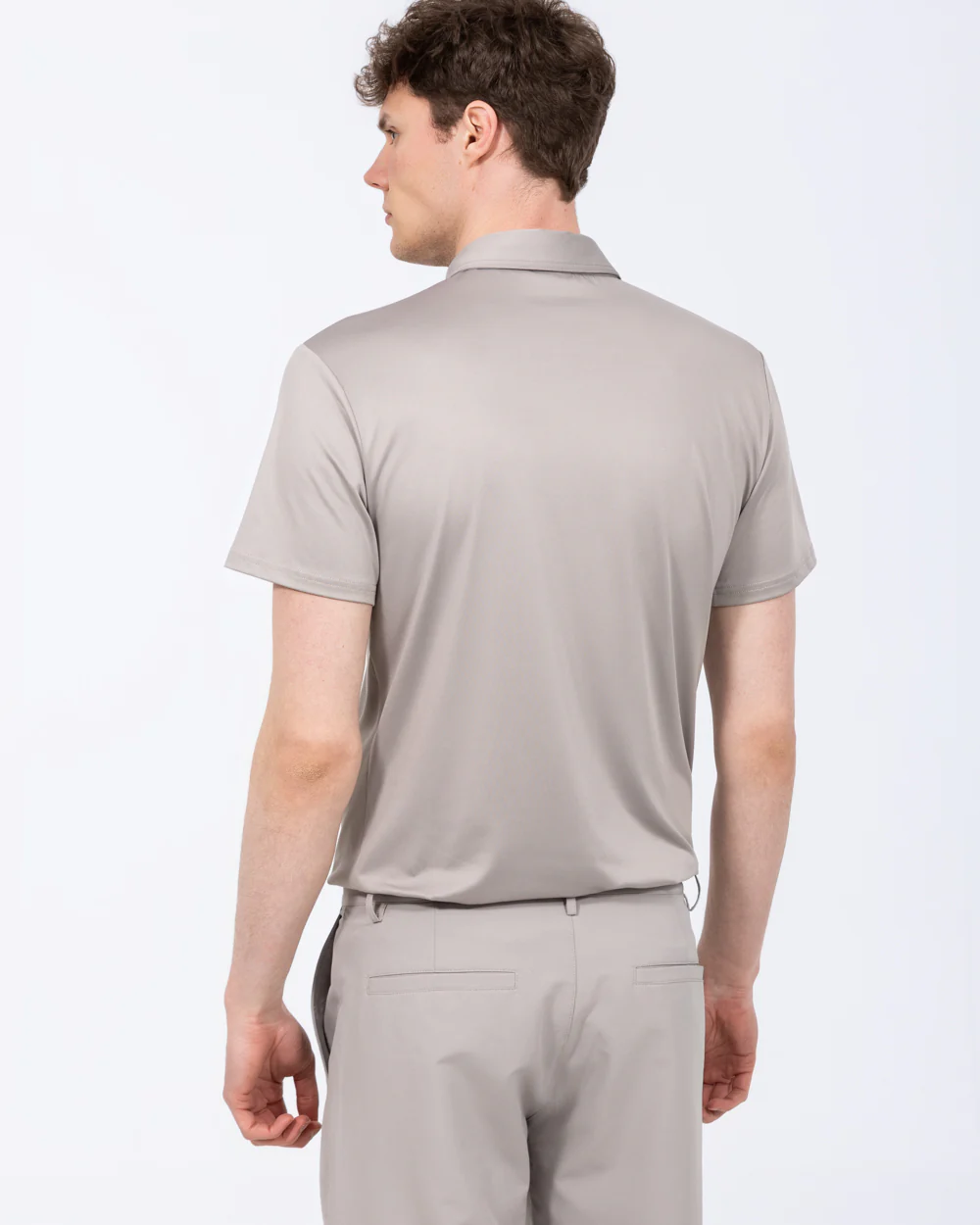 Parell Active Tall Golf Polo Shirt (grey) - Image 7