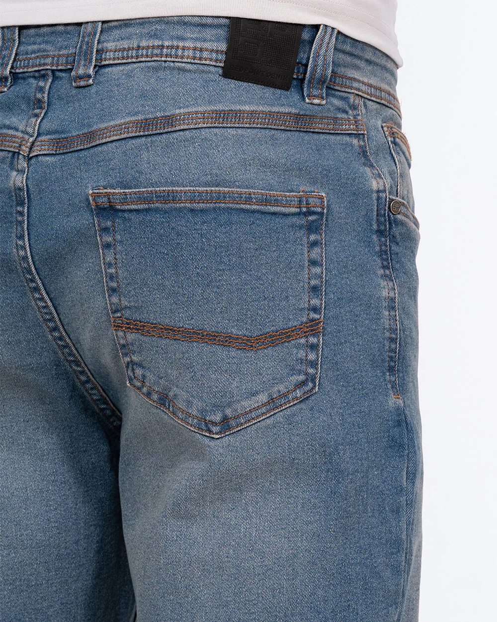 Redpoint Sherbrooke Tall Regular Fit Denim Shorts (light wash) - Image 4