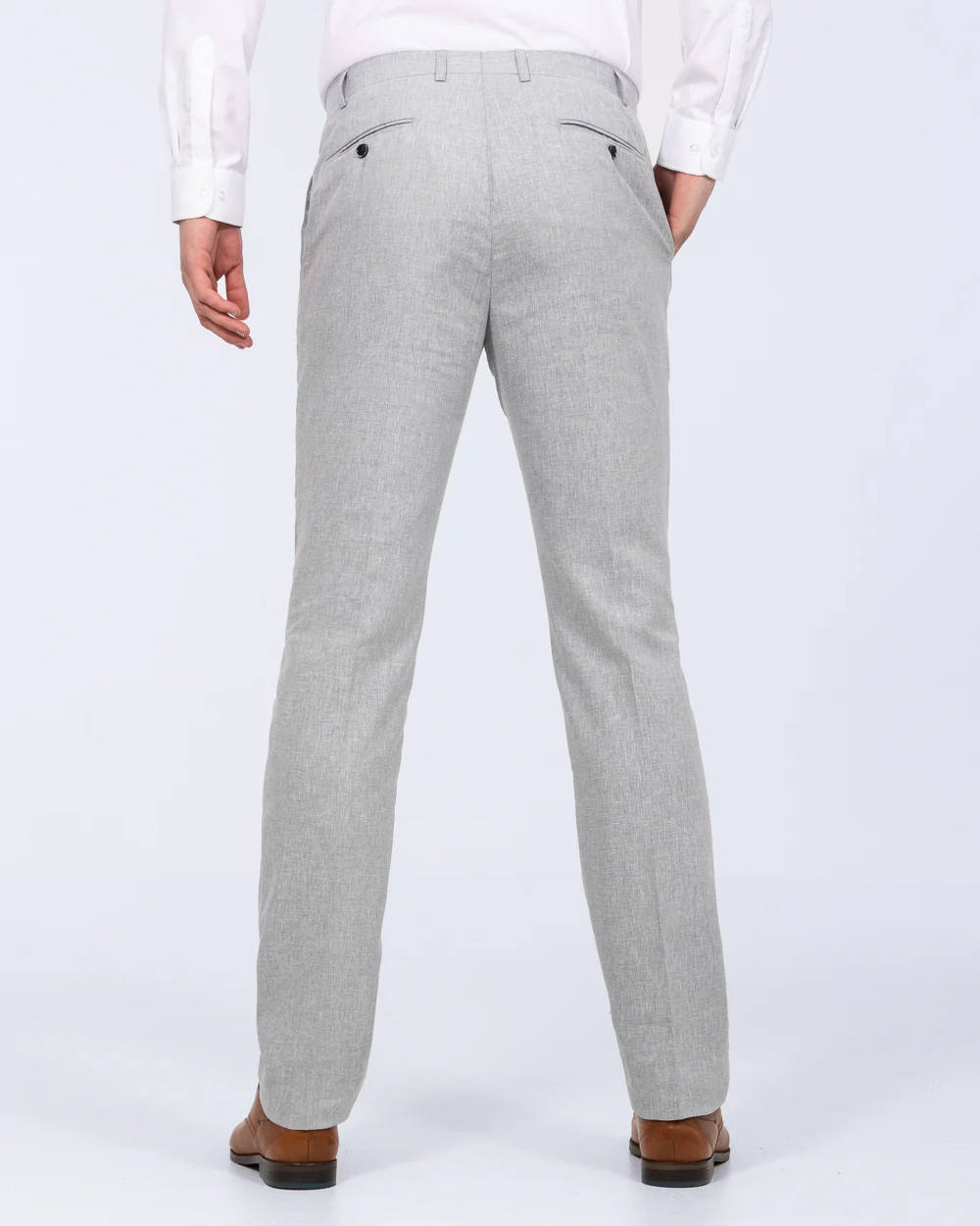 Skopes Tuscany Slim Fit Tall Linen Blend Suit (silver) - Image 10