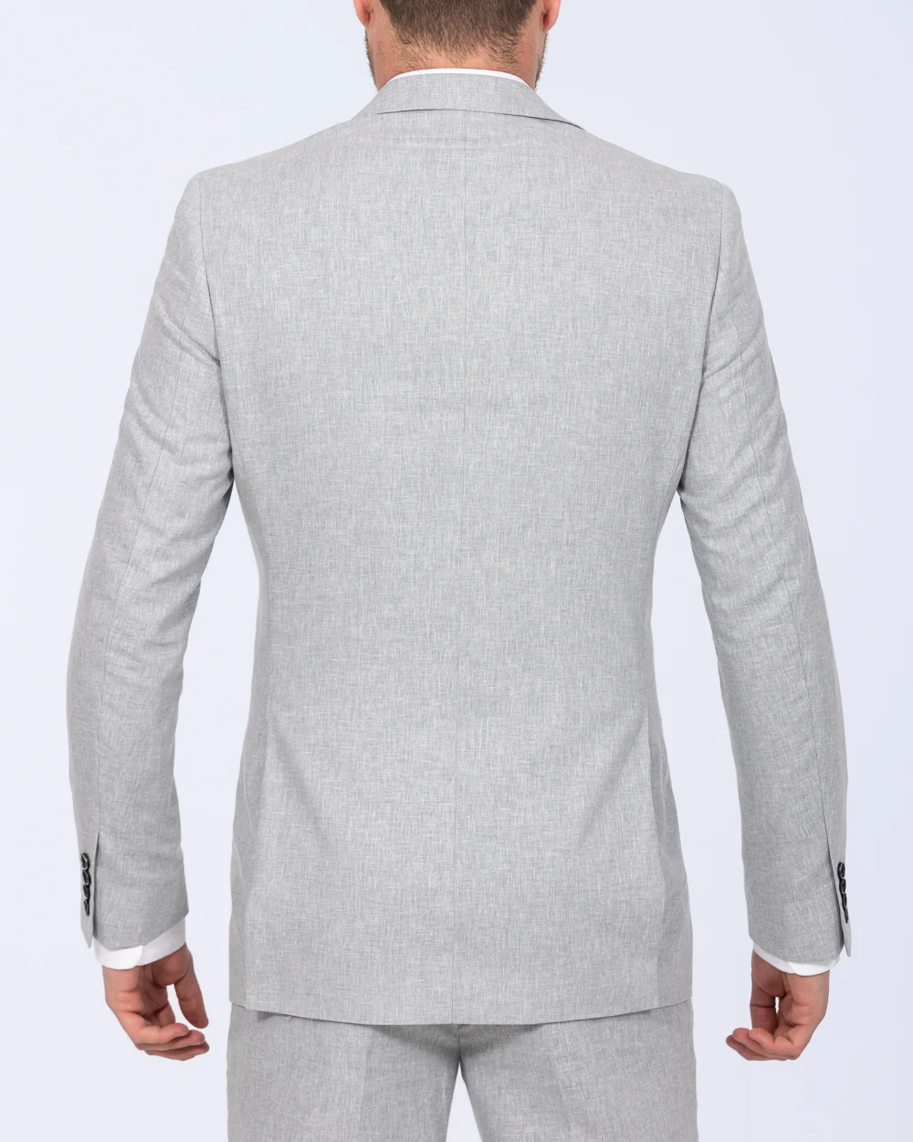 Skopes Tuscany Slim Fit Tall Linen Blend Suit (silver) - Image 5